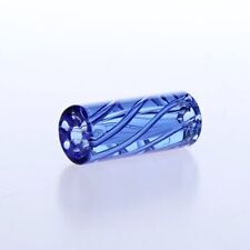 5pcs/box In Stock 7 Holes Blue Color Spiral Smoking Glass Tips picture