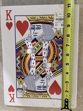 Jumbo Gigantic Playing Cards Deck 8x11in Factory Sealed King Size Novelty NIB picture
