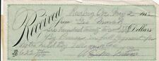 U.S. Recd From George Marsh Roseburg 1913 Drager Fruit Co Paid Receipt Ref 41791 picture