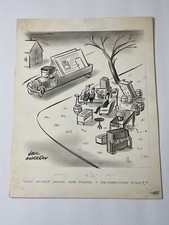 1945 Jack Markow Gag Comic Original Art New Yorker True magazine picture