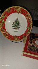Spode Christmas Tree Annual Collector's Plate 2015 Limited Edition In Box 8 Inch picture