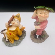 Vintage Asian Baby Monk Boy Budda Figurine 2.5