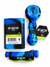 BLUE EYCE Travel Smoking Kit | Spoon, Solo & Shorty Silicone Pipes | Compact picture