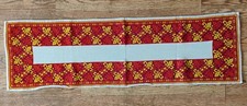 VTG Ukrainian Folk Art Embroidered Needlework Table Runner  42 x  12  very nice picture