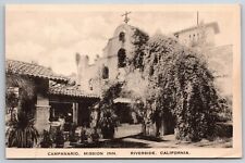 Campanario Mission Inn Riverside California CA UNP Albertype DB Postcard I15 picture