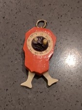 VINTAGE Celluloid Japanese Kobe CLOCK Charm Stick~Pop Out Eyes RARE W81 picture
