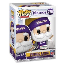 Funko Pop NFL 2024 VIKINGS SANTA 270 Minnesota Vikinngs Fanatics Exclusive NEW picture