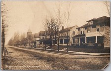1913 HARTFORD CITY, Indiana Photo RPPC Postcard 