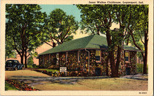 Vintage Postcard Indiana Logansport 1950 Izaac Walton Clubhouse picture