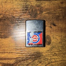 ZIPPO 2005 CHICAGO CUBS BASEBALL LIGHTER - DAMAGED picture