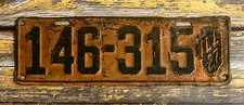 1927 Illinois License Plate w/ State Shaped Logo 146-315 picture