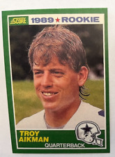 1989 Score Troy Aikman #270 Rookie      NOVELTY Read description picture
