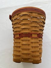 Vintage 1998 Longaberger May Series Snapdragon Basket W/ 2 PC Protector picture