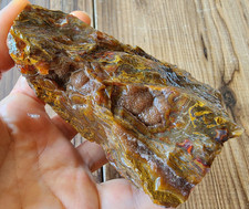 19.78 oz (561 gr) Flame Agate Rough, Rough Flame Agate, Cabbing Rough, アゲート picture