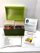 1971 Betty Crocker Recipe Card Library 799 Recipe Cards & 30 Index Avocado Green picture