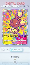 Buneary Pokemon Pocket Mobile Game Crimzon Blaze Set ☆ Rare Card For Trade picture