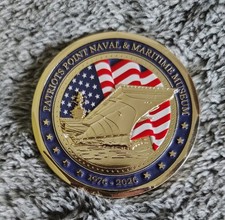 PATRIOTS POINT NAVAL & MARITIME MUSEUM USS Yorktown 50 Years Challenge Coin NEW picture