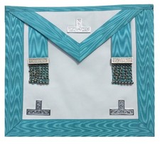 Masonic Regalia Craft Worshipful Mason WM Apron past master in Real Leather picture