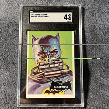 1966 A&BC Gum Batman The Bat-Gasmask #43 SGC 4 picture
