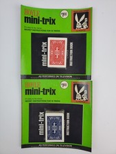 Vintage 1971 (2) Sets Hoyle Mini Trix Magic Card Decks - NEW Sealed picture