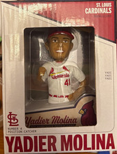 Forever Collectibles Yadier Molina Cardinals Bobblecard #4 Rookie Card picture