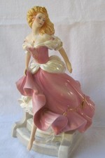 Original Large Franklin Mint CINDERELLA Princess Porcelain Figurine 001 picture