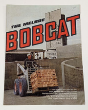 Vintage 1967 Melroe Bobcat Skid Steer Loader Sales Brochure 500 Specs Gwinner ND picture