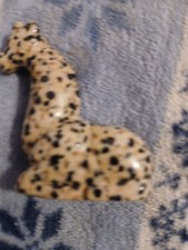(Y-GIR-SI-567) baby spotted GIRAFFE giraffes carving FIGURINE gemstone giraffes picture