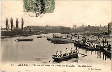 CPA Arras Ecole de Pont du Génie au shore (1278378) picture