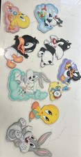 VINTAGE 1997-1998 LOONEY TUNES BABY NURSERY DECOR 9 ITEMS picture