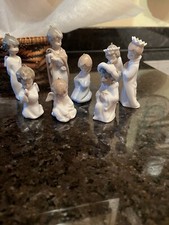 Christmas Llardro Nativity Scene Ornaments Set Of 8 picture