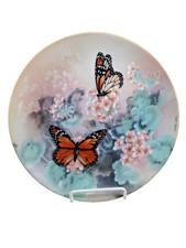 Monarch Butterflied Lena Liu On Gossamer Wings Collectors Plate picture