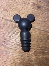 Disney Mickey Mouse Ears Rubber Wine Stopper Cork - Black picture