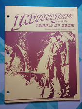 Indiana Jones and the Temple of Doom Operators Manual Atari Arcade TM-282 1st Ed picture