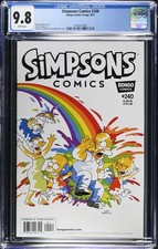 Simpsons Comics 240 Cgc 9.8 1 Of 3 On Census Low Pop Bongo 2017 picture
