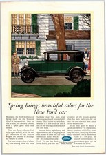 Vintage 1929 Ford, Auto, Automobile, Car, 20's Print Ad picture