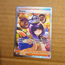 Pokémon Scarlet & Violet Gwynnn Trainer Supporter Holo Card 119/084 picture