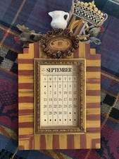 Mackenzie Childs Perpetual Calendar VINTAGE RARE picture