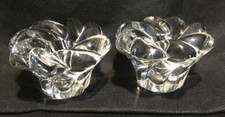PAir of Crystal Taper Holders picture