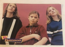 Hanson Boy Band Teen Magazine Print Picture Vintage Ephemera picture