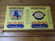 VINTAGE CONTAINER LABEL 1930S PRINTER SAMPLE ROLLED OATS NASHVILLE TN 17X9