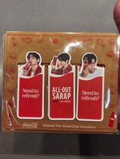 BTS V Kim Taehyung Jollibee Coca Cola 2026 (1x Notepad + 3x Magnetic Bookmarks) picture