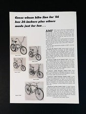 Vintage 1966 AMF Bicycle 26-Inch Full Model Line Full Page Original Ad picture