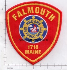 Maine - Falmouth Fire EMS Public Safety ME Fire Dept Patch picture