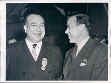 1946 Press Photo Atlantic City NJ RJ Thomas, Walter Reuther UAW-CIO VP picture