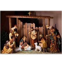 7x5 ft Christmas Nativity Scene HD Quality Fabric Backdrop Banner Birth of Jesus picture