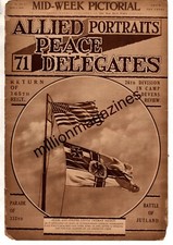 1919 NY Times Mid-Week Pictorial May 1 - Battle of Jutland;Peace delegate photos picture