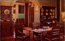 Home of Franklin Roosevelt Dining Room New York Vintage Postcard TPQ32 picture