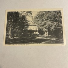 Marshall, Michigan, Oaklawn Hospital RPPC Real Photo Vintage Postcard Unposted picture