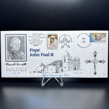 Pope John Paul II Official Commemorative Cachet - 1987 FDC U.S. Postal Service picture